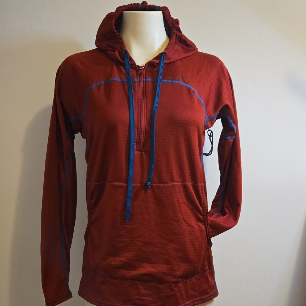 Woman's Red Hoodie UPF 50